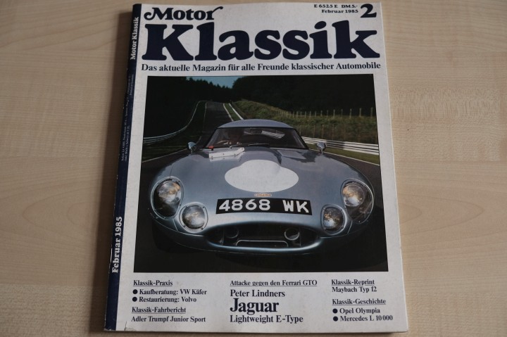 Motor Klassik 02/1985